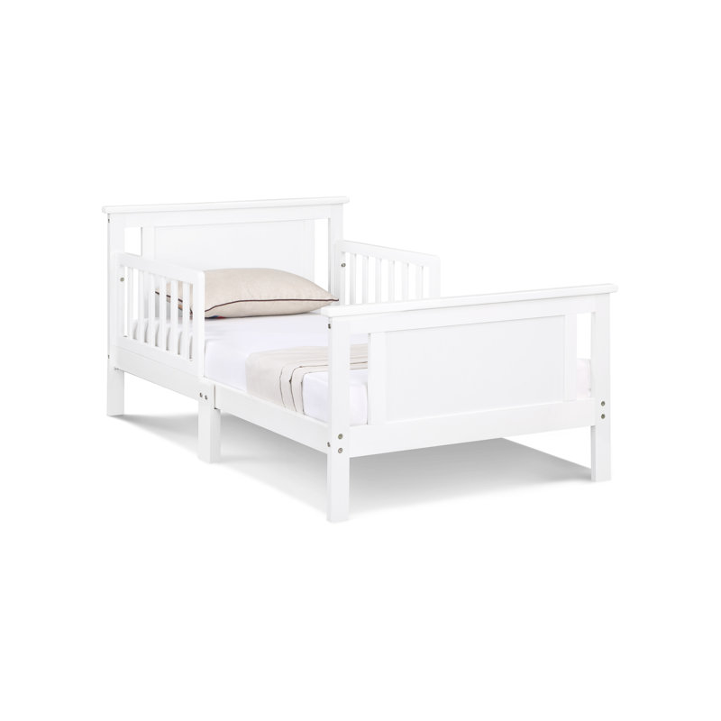 Lit pour tout-petits à panneau réversible Connelly, Blanc
