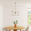 Vincenza 6 Light Metal Dimmable Sputnik Chandelier