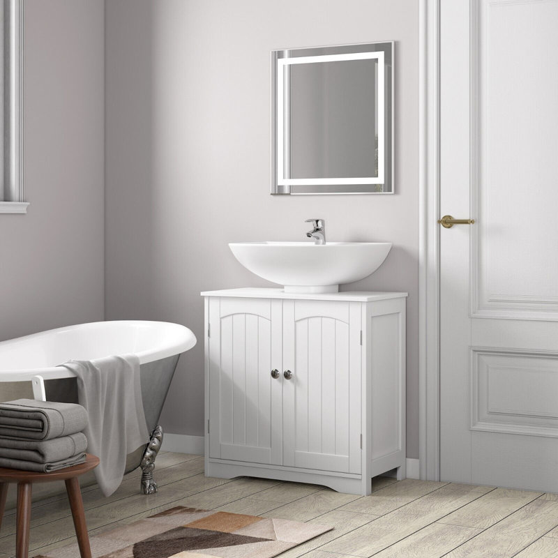 Abiramy 580mm Single Bathroom Vanity, White