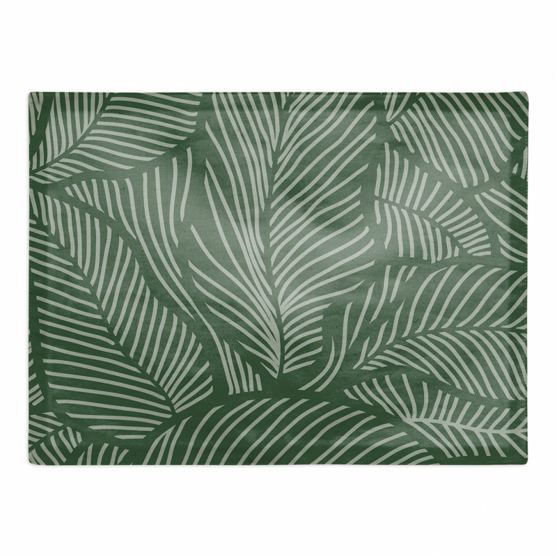 Napperon Dense Leaves 2, Vert