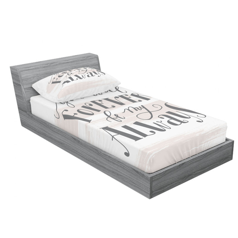 Microfiber Sheet Set, Twin XL Sheet Set with Fitted Sheet