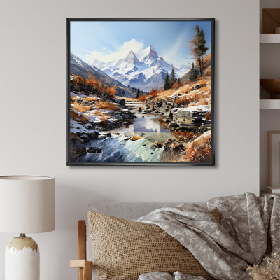 " Mountain Charm Creek In Winter "