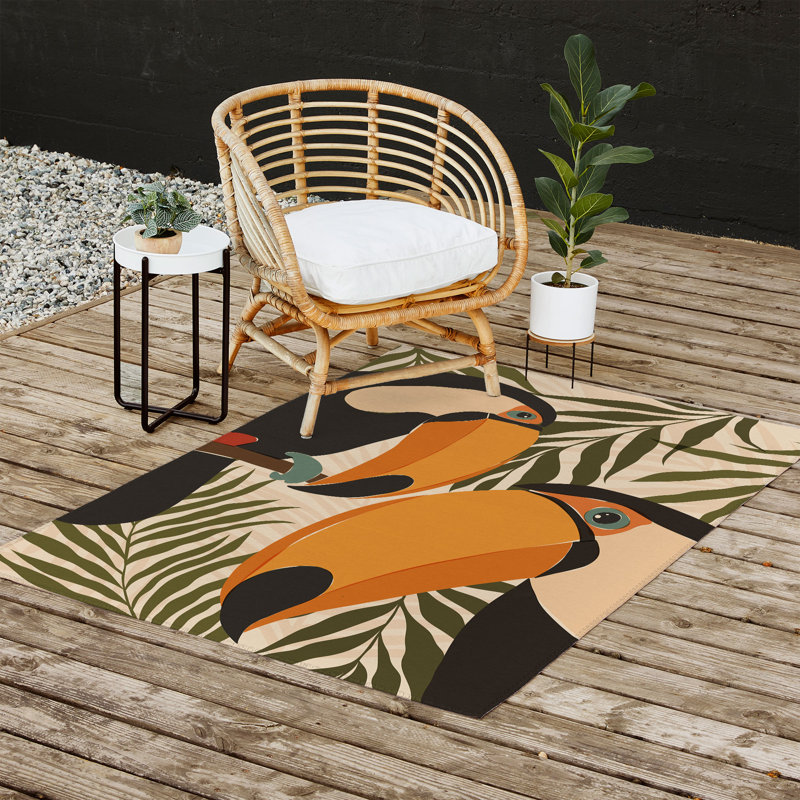 Tapis rectangulaire Sherlyn avec envers antidérapant, Rectangle 5 pi x 7 pi