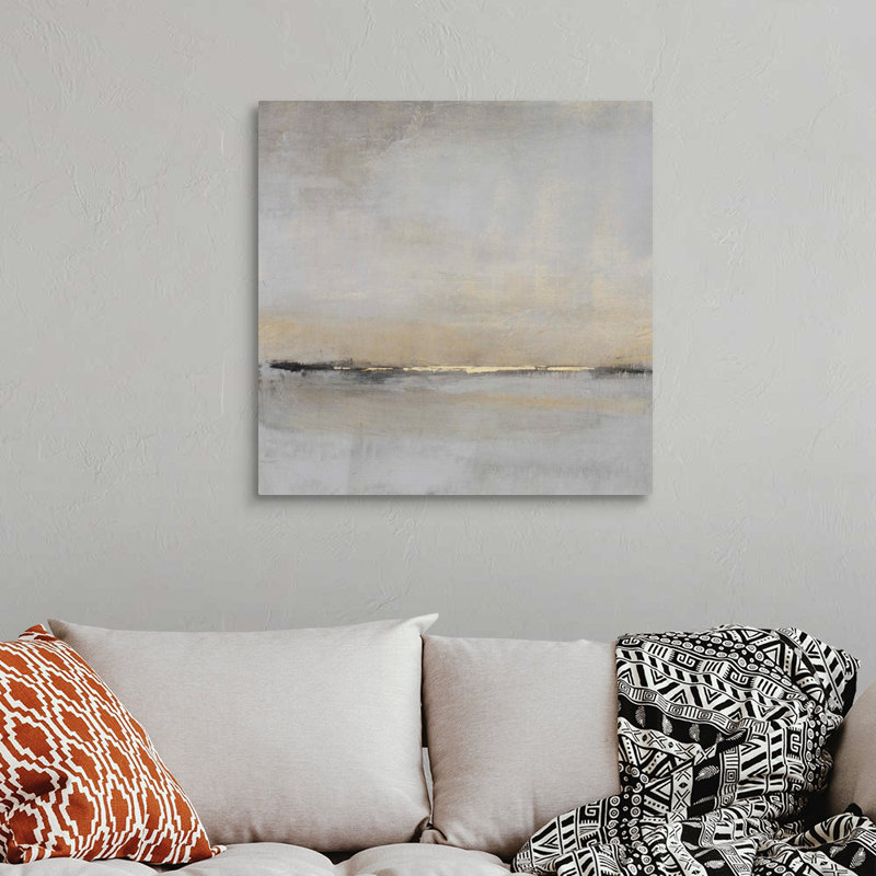 «Horizontal Flow II» par Tim O'Toole - Peinture sur toile, Toile tendue, H 30 po x l 30 po, Sans cadre