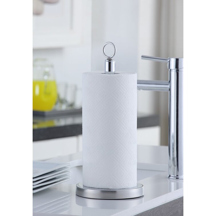 Prep & Savour Metal Free-Standing Paper Towel Holder