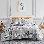 Ensemble d'édredon surdimensionné en duvet à motif écossais de la collection Vilano par Southshore Fine Linens