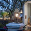 Lampadaire d'extérieur - Lampe en aluminium et verre imperméable pour patio, jardin, terrasse, clôture ou sentier (1 paquet)