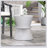 Jacqueline Round Concrete Outdoor Side Table-1336788712