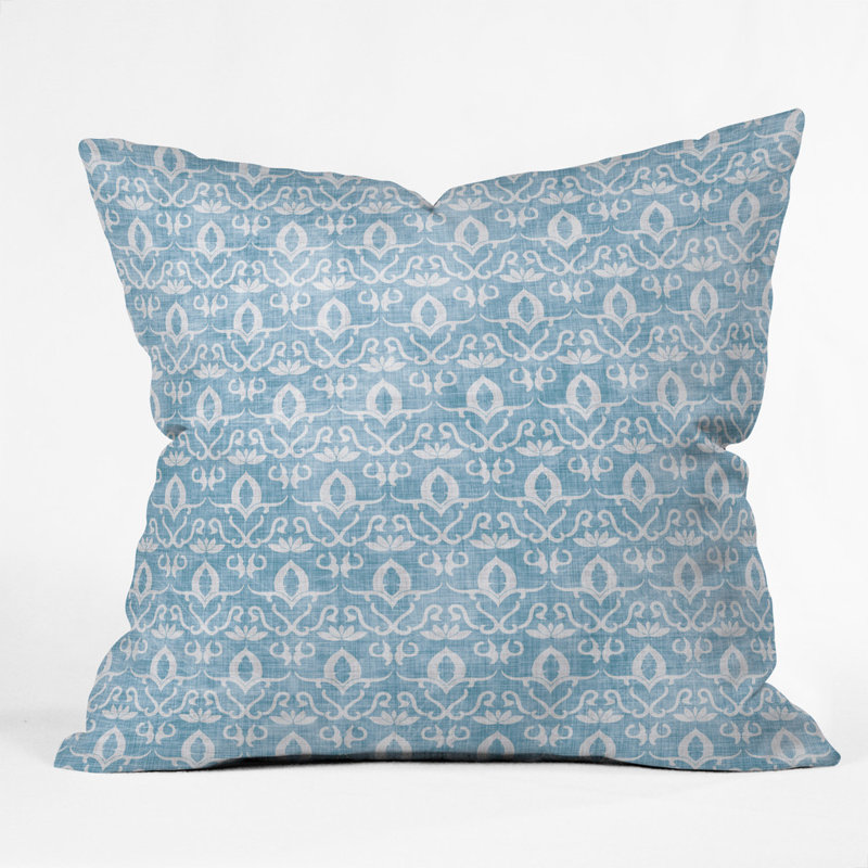 Coussin décoratif intérieur / extérieur Holli Zollinger Widden Indigo, 20 po x 20 po