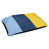 Bleu clair/bleu marine/jaune