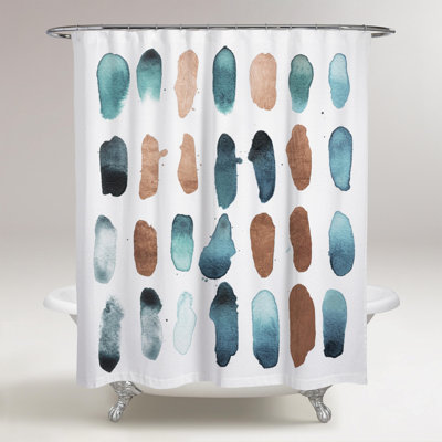 Rideau de douche simple abstract