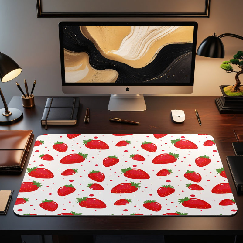 Polyester Desk Pad, 31.5x15.5