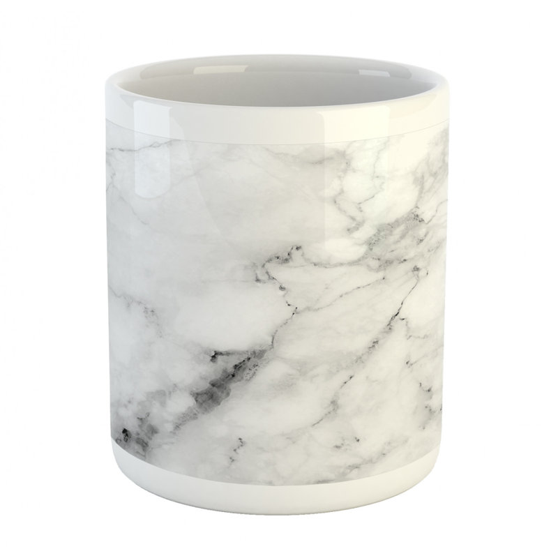 Grande tasse à café marbre