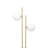 Ranee 63'' Metal/Marble Tree Floor Lamp