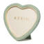 Valentina Suede Heart Frame, Sage