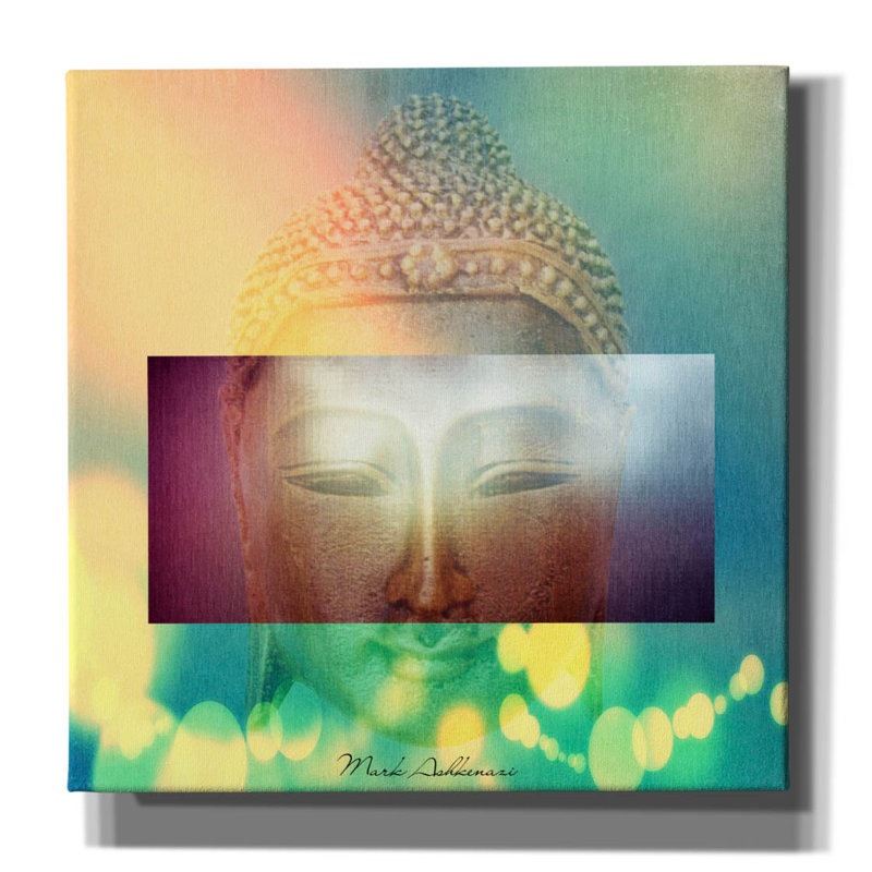 «Buddha Face 3» par Mark Ashkenazi, H 12 po x l 12 po x P 0,75 po