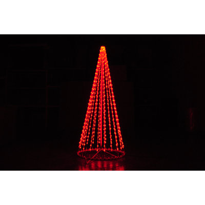Arbre à DEL 3-D (1615-Rouge)