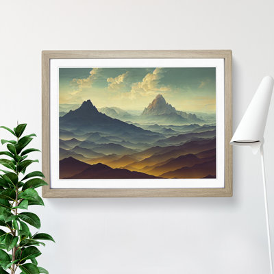 Spirited Mountain Landscape - Framed Print
