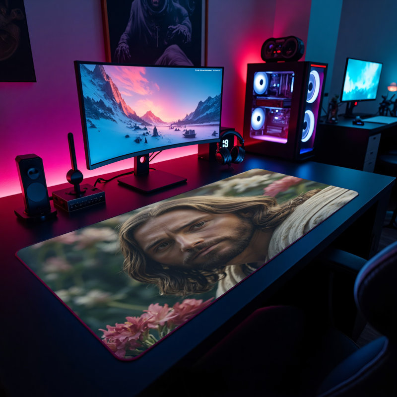 Polyester Desk Pad, 23.6x13.8