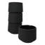 Ensemble de 4 tasses à thé cylindriques noires de style japonais Tetsubin en fonte.-133680844