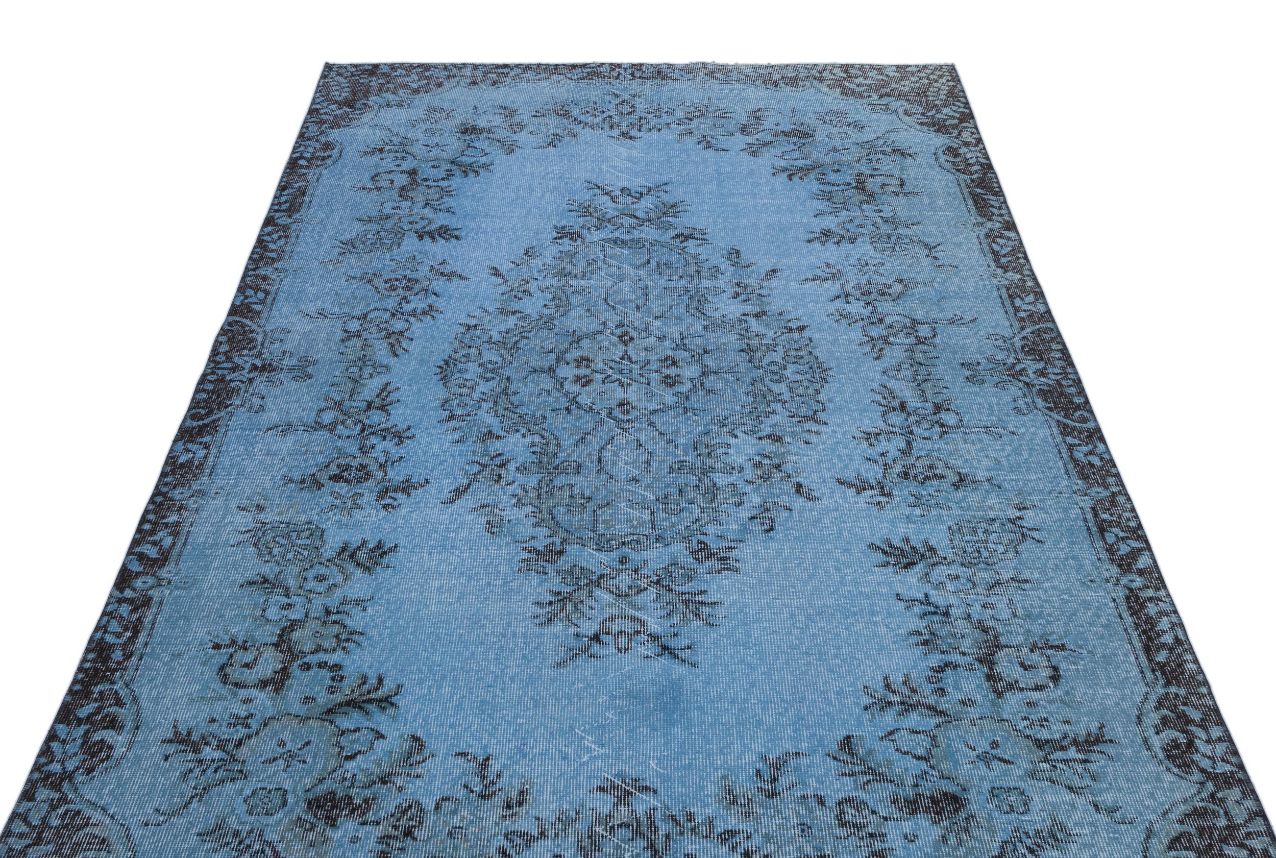Rug N Carpet Atina Blue Vintage Wool Handmade Area Rug - Wayfair Canada