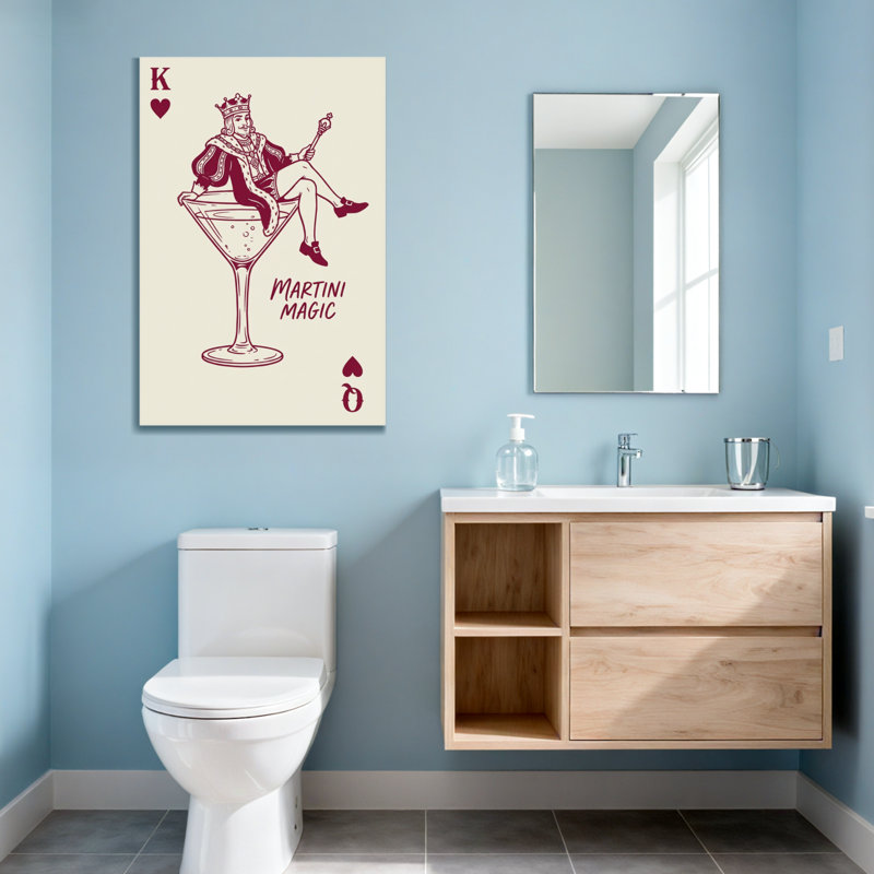 Fashion King of Hearts Martini Magic, H 40 po x l 28 po