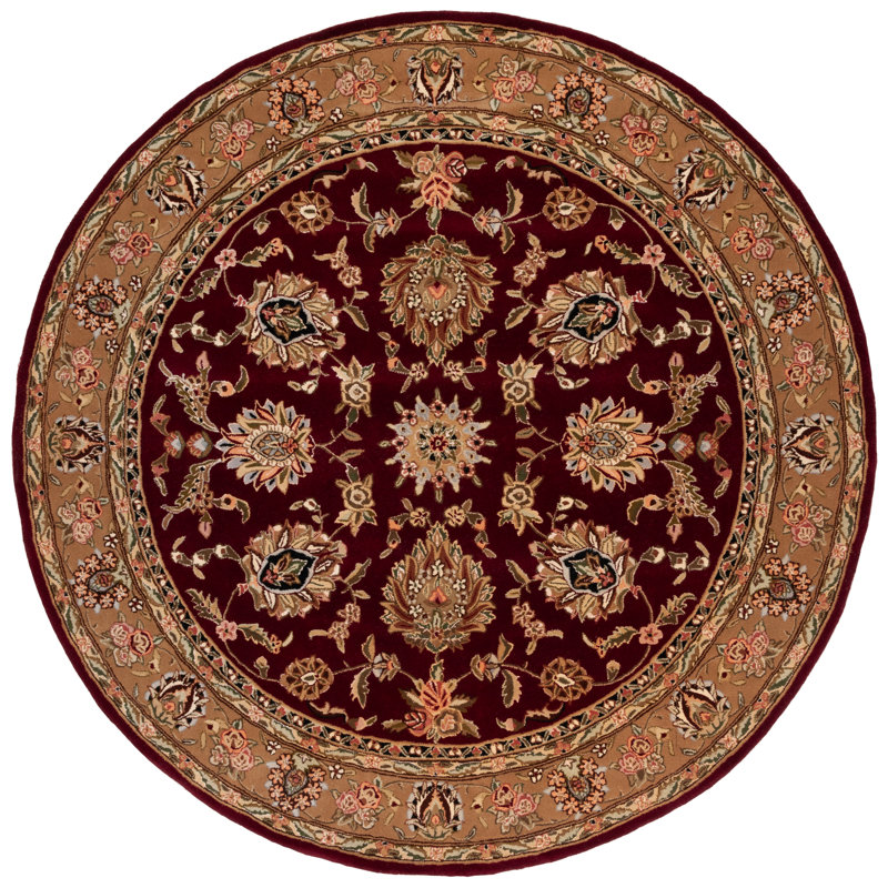 Traditions Wool Pile Oriental Rug, Round 8'