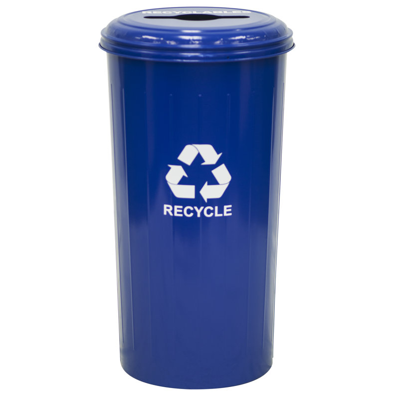 Contenant de recyclage 20 gallons, Noir