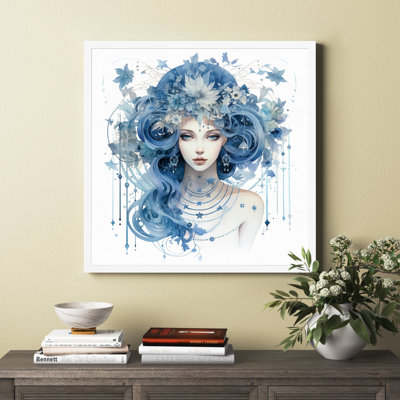 Signe du zodiaque vierge sur toile