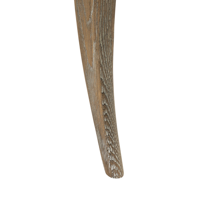Milos Solid Wood Dining Chair, Driftwood