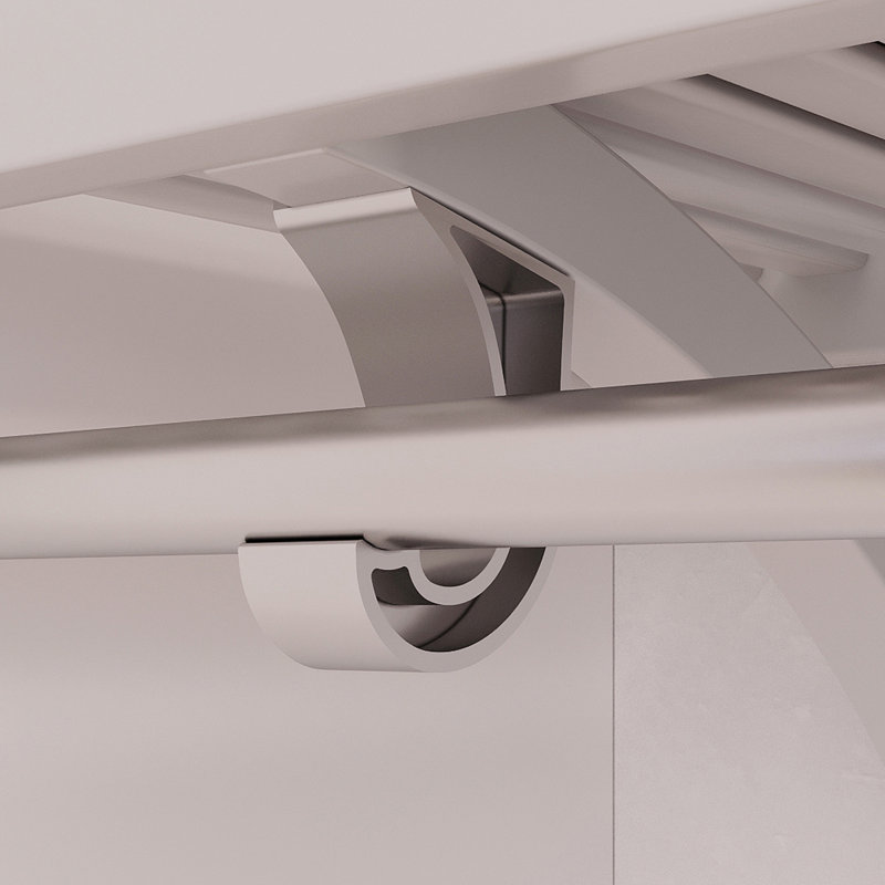 Solid Wood White Reach-In Closet System