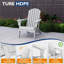 Ensemble de 6 chaises Adirondack pliantes en PEHD-1160017837