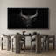 Vache, animaux, taureau noir monochrome, art animalier moderne, "Relax Calm", reproduction sur toile-111176930-98042192