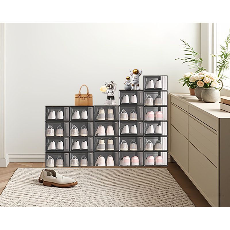 Boîte à chaussures 24 pièces, pour la maison, le vestibule, la chambre à coucher et la porte
