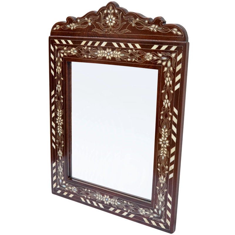 Arch Solid Wood Wall Mirror