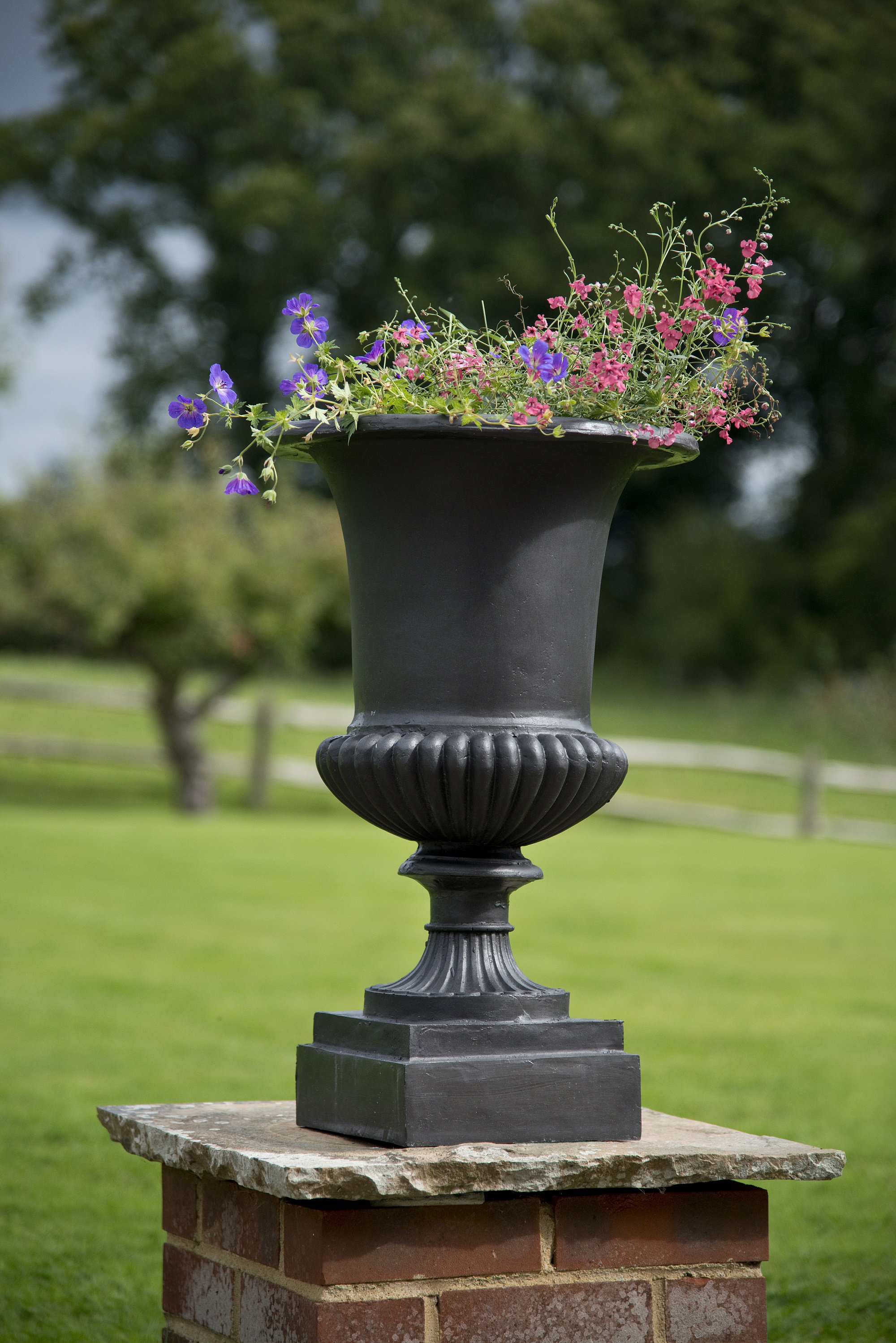 Rosalind Wheeler Satya Fibreglass Urn Planter | Wayfair.co.uk