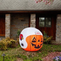 Sporticulture 4-ft Pre-Lit Buffalo Bills Jack-o-lantern Inflatable