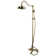 Vintage Double Handle Wall Mounted Clawfoot Tub Faucet with Diverter and Handshower