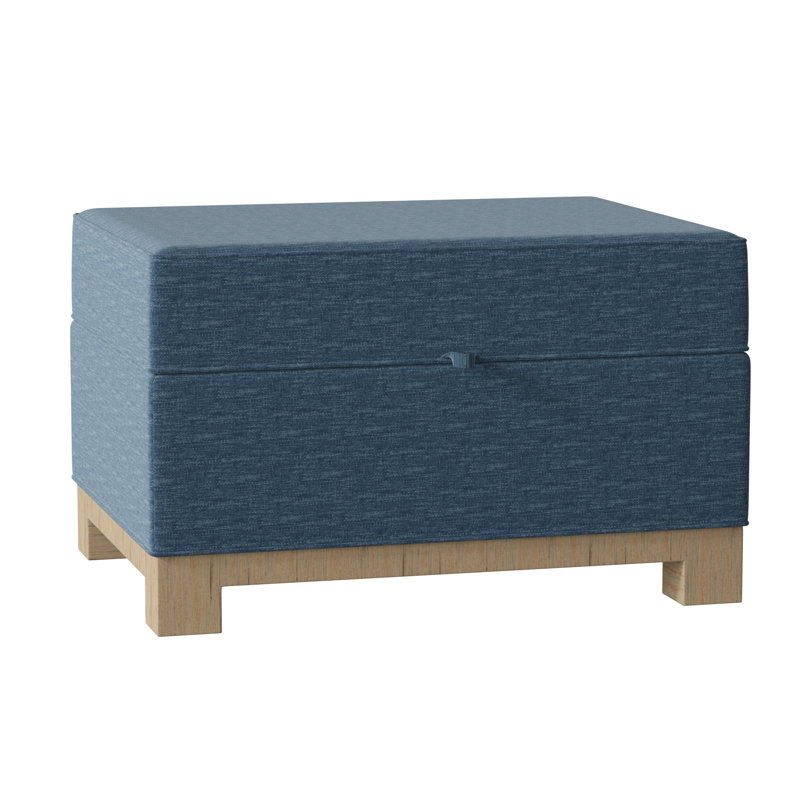 Repose-pieds rectangulaire avec rangement Brandes, Océan Key, Naturel