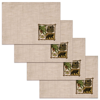 Brunet Polyester Animals/Nature Rectangle Placemat