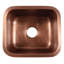 Évier de cuisine encastré à cuve simple en cuivre 17 po Orwell-201273098-201273101-201273102