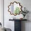 Miroir d'appoint en bois avec cadre unique