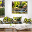 Coussin Green Lake and Plants