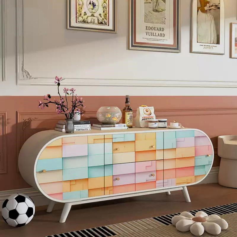Modern Art Sideboard, White