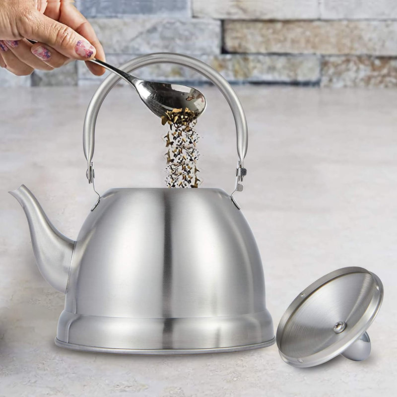 Creative Home Stainless Steel Stovetop Tea Kettle