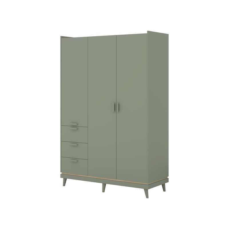 Manufactured Wood Wardrobe, Green