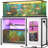 Eleodoro 55-75 Gallon Rectangle Aquarium Stand with Power Outlets & LED Light,Fish tank stand-484963127