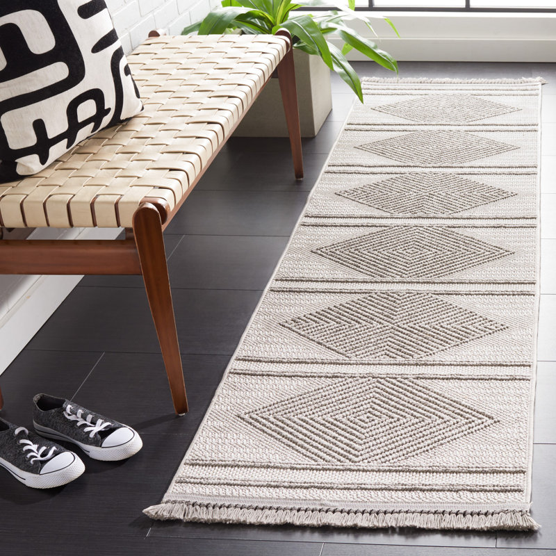 Tapis géométrique Inchierchiere Performance, Tapis de couloir 2 pi 2 po x 8 pi
