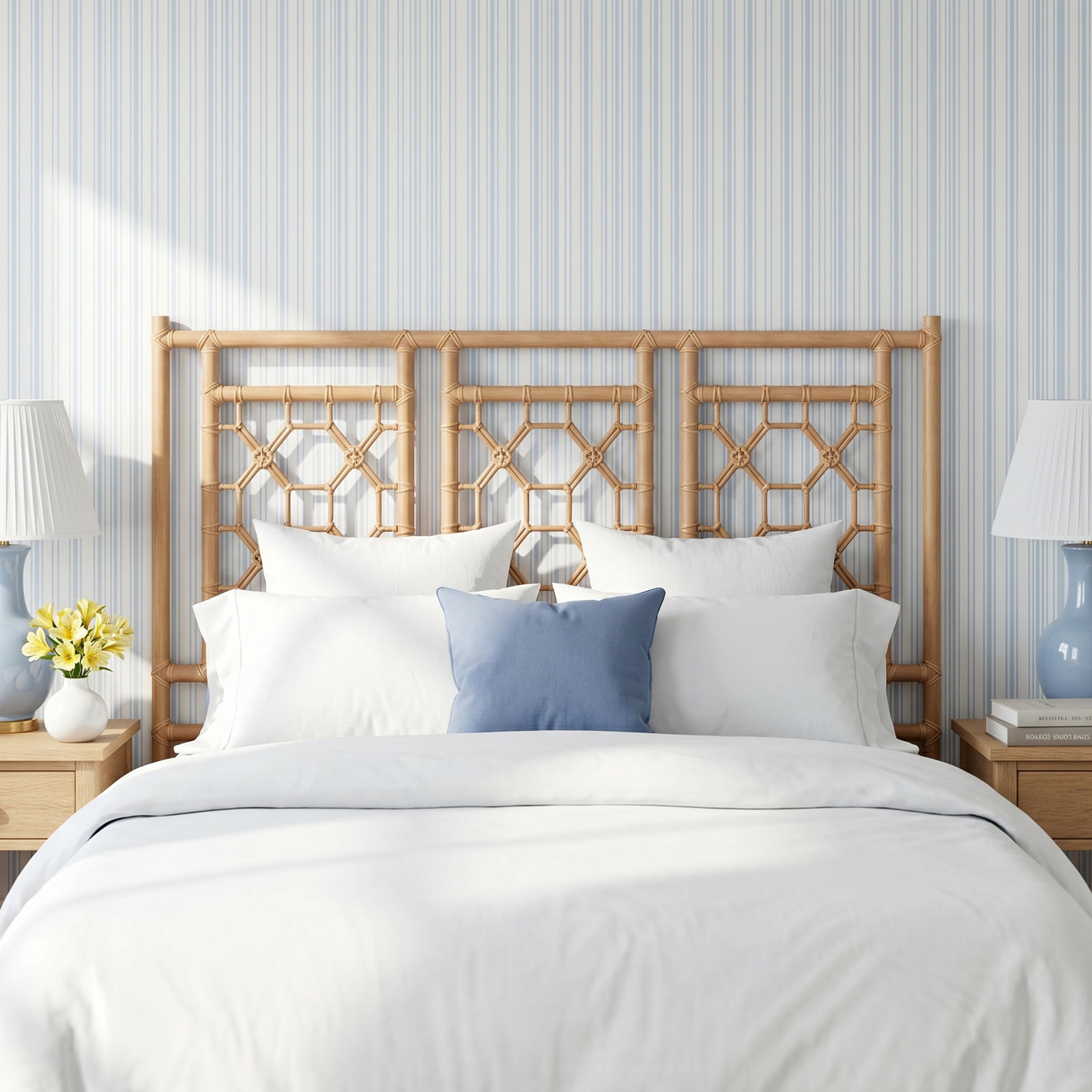 Arche Open-Frame Headboard, King, Natural