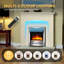 Clayton Castleton Fires & Fireplaces 103.3 cm W Brass Electric Fireplace with 6824.28 BTU-638307281